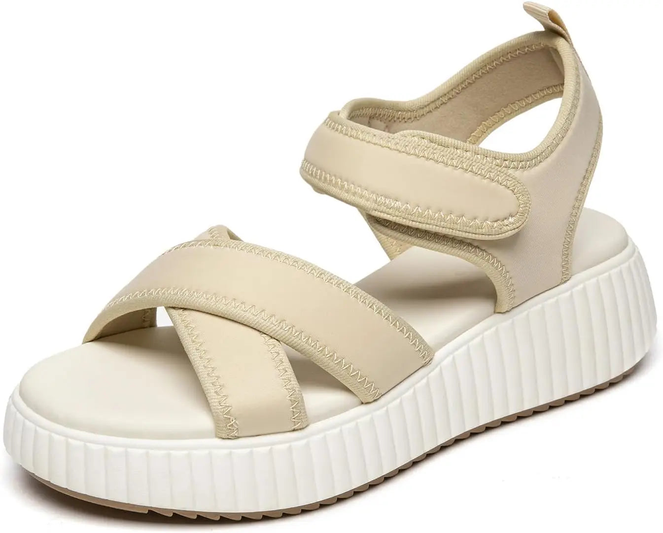 Women's Comfortable Platform Sandals Open Toe Wedge With Adjustable Straps