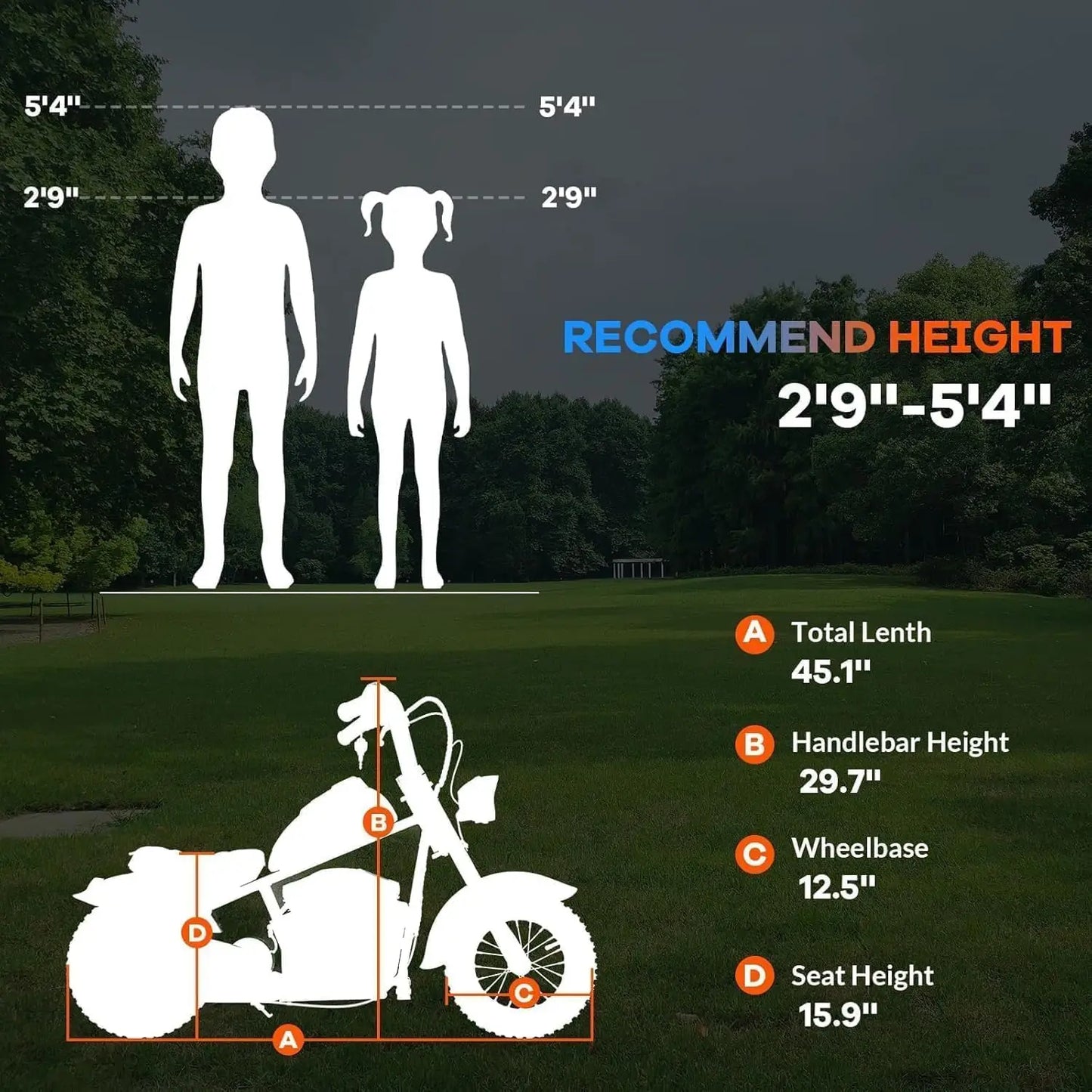 HiMISS Electric Kids Dirt Bike 24V 250W Two Speed Performance