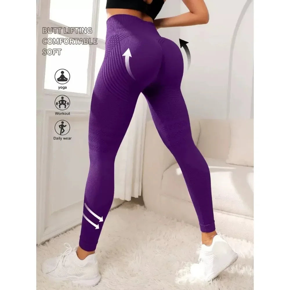 Cellulite 3D Leggings High Waisted Butt Lifting For Gym
