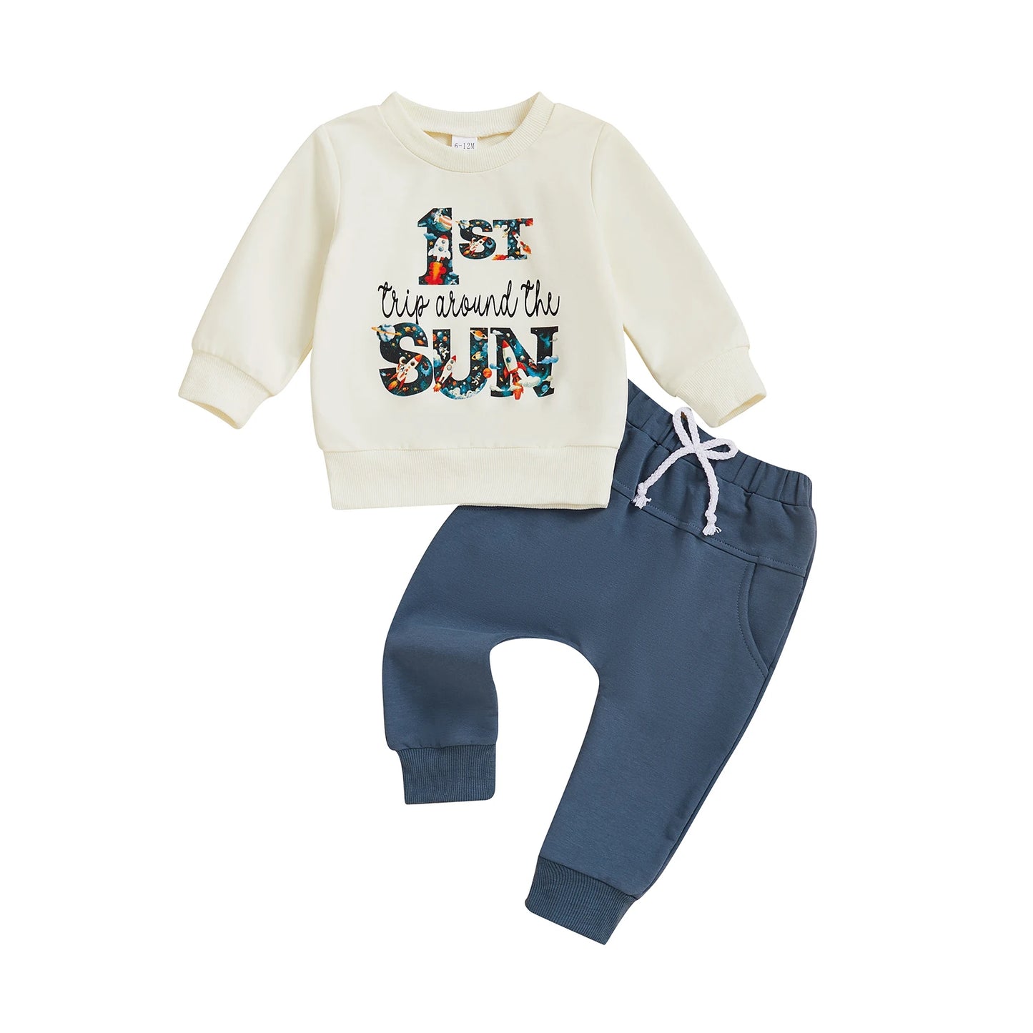 Toddler Boy 2-Piece Dinosaur Print Outfit Set