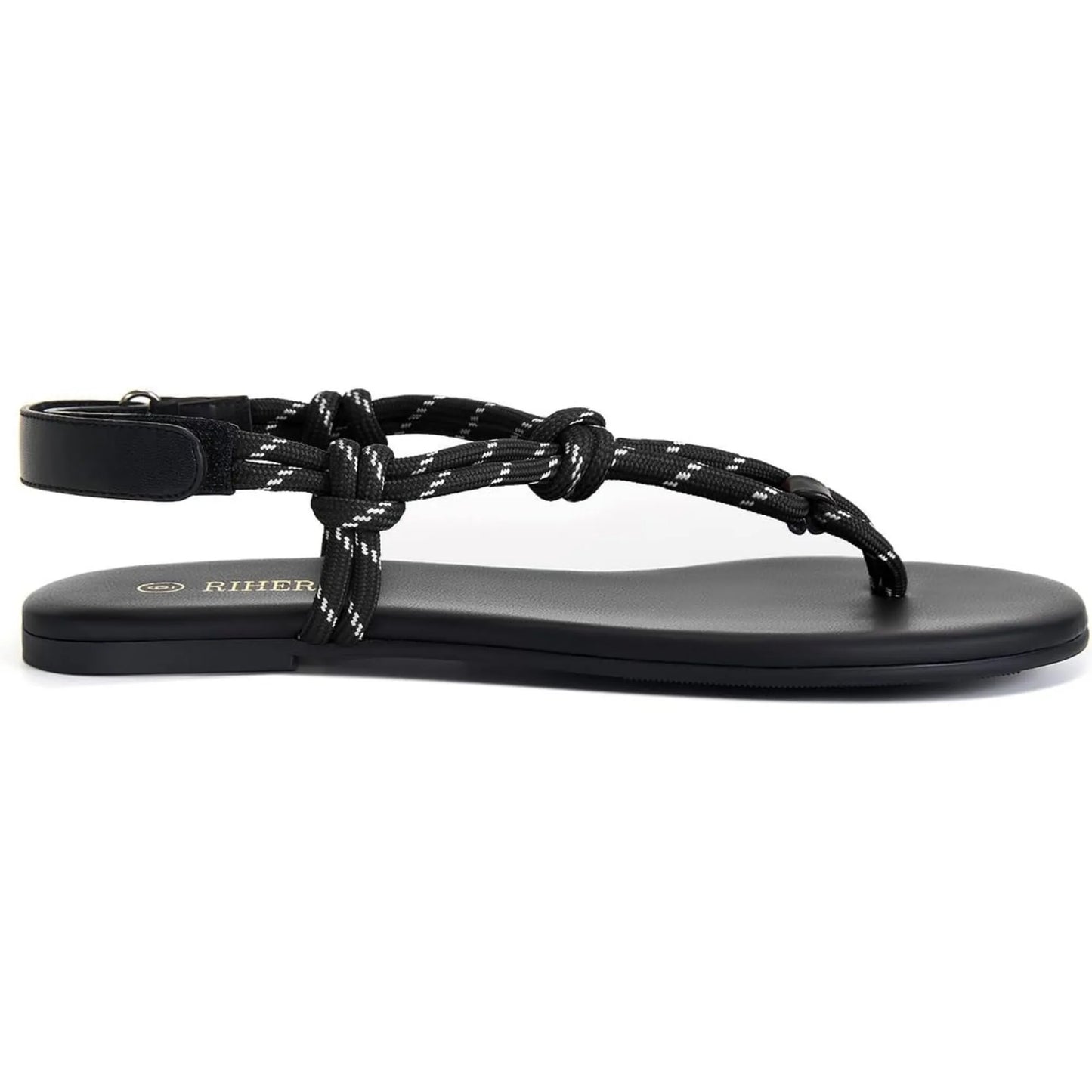 Rope Thong Sandals For Women Ankle Strap Beach Flip Flops