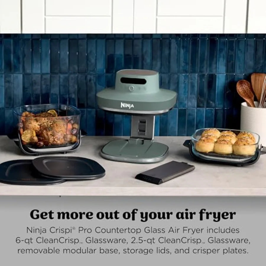 SHXI Crispi Pro 6in1 Glass Air Fryer 450F Max Crisp