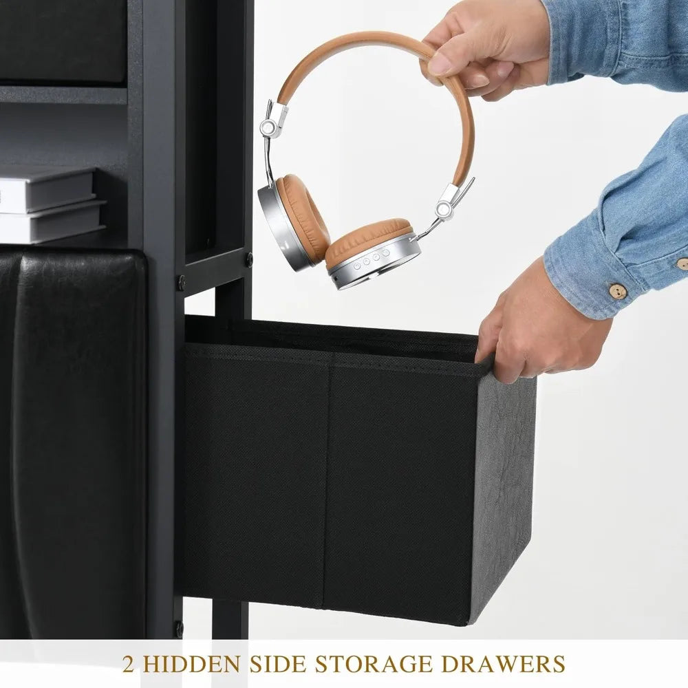 DAFIFY Upholstered Platform Bed Frame With Storage Drawers