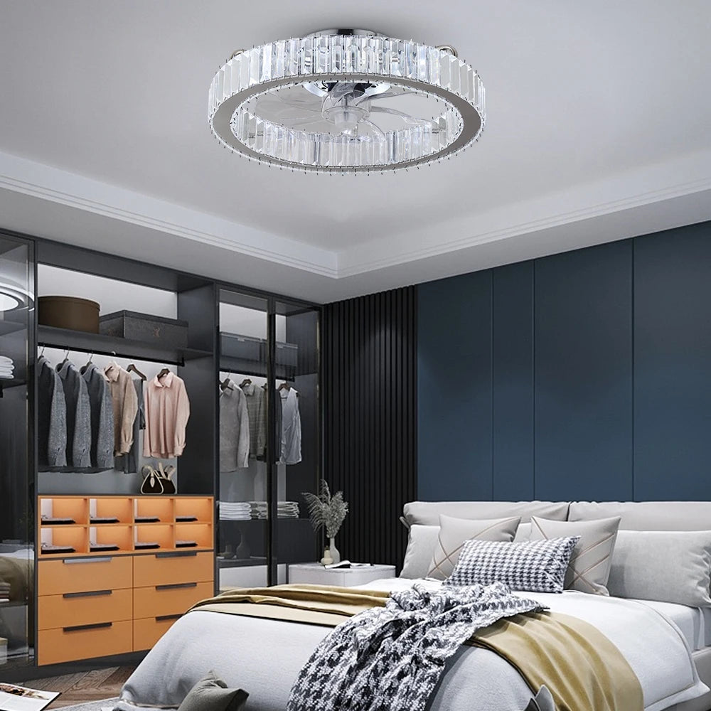 VETRULUS Led Ceiling Fan Lamp With Remote Control