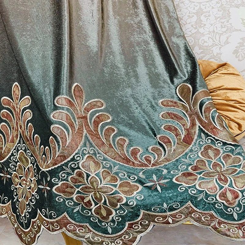 Zhejiang Craft Of Weaving Tatting Blackout Curtains For French Window