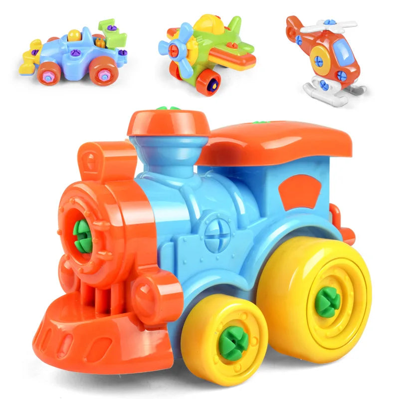 Educational DIY Diecast Engineering Vehicle Toy For Kids