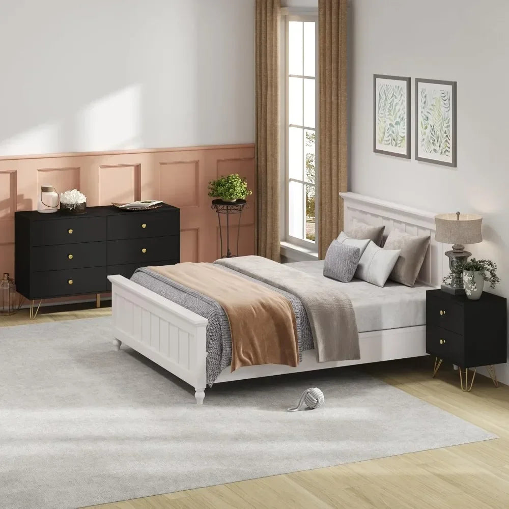 Bestseller Dresser And Nightstand Set With Modern Finish