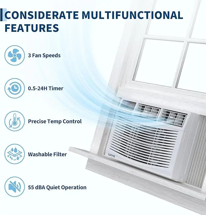 HiMISS Window Air Conditioner With WiFi And Remote Control