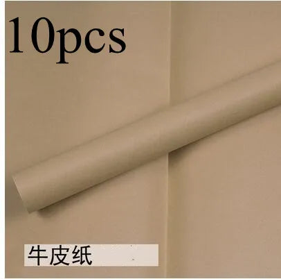 Hign-concerned Kraft Sunflower Gift Wrapping Paper Bouquet