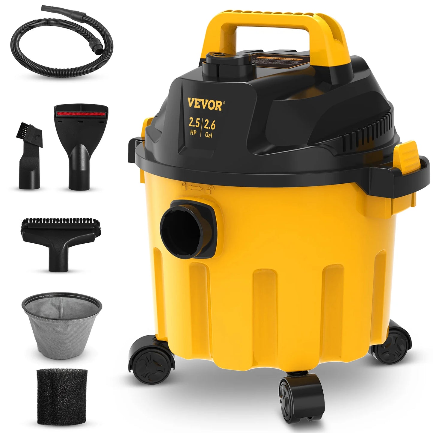 SucceBuy Portable Wet Dry Shop Vacuum With Blowing Function