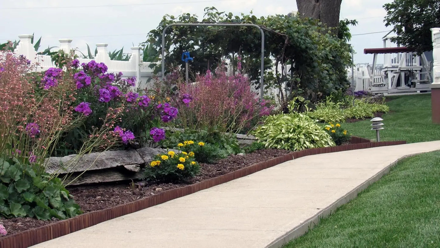 Flexible Lawn And Landscape Border Edging For Garden Beds
