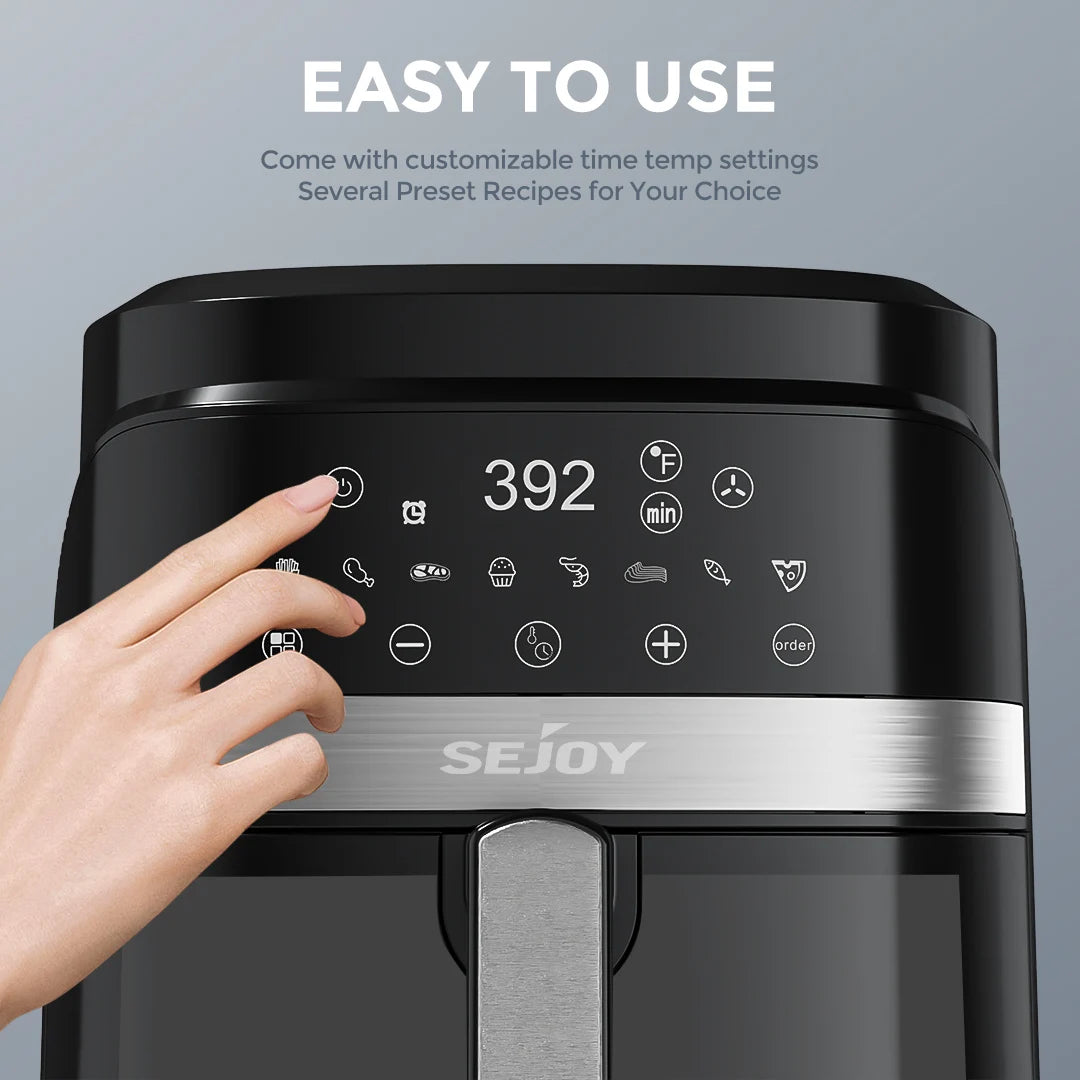 SEJOY 8-in-1 Air Fryer Oven Oilless Cooker