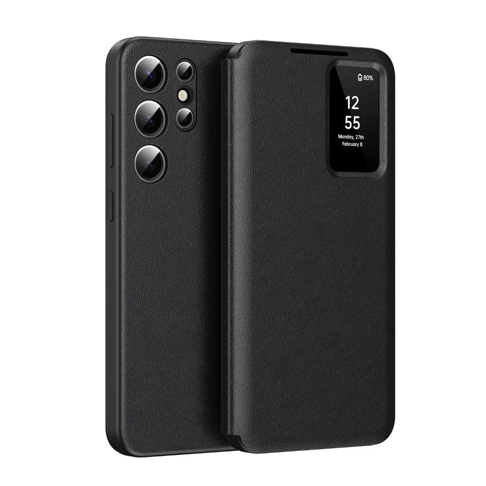 Noned Leather Wallet Card Slot Phone Case for Samsung Galaxy S25 Edge
