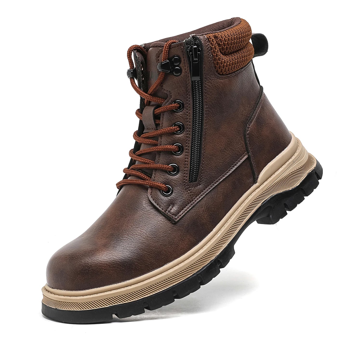 Kankeirr Indestructible Waterproof Safety Boots Men Steel Toe