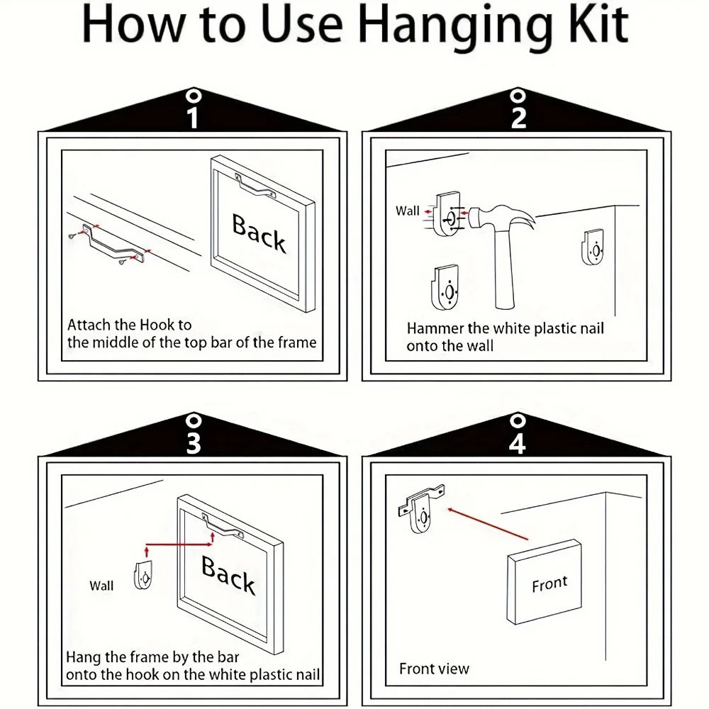 Hign-concerned Mountain Pines Frame Wall Art Serene Landscape