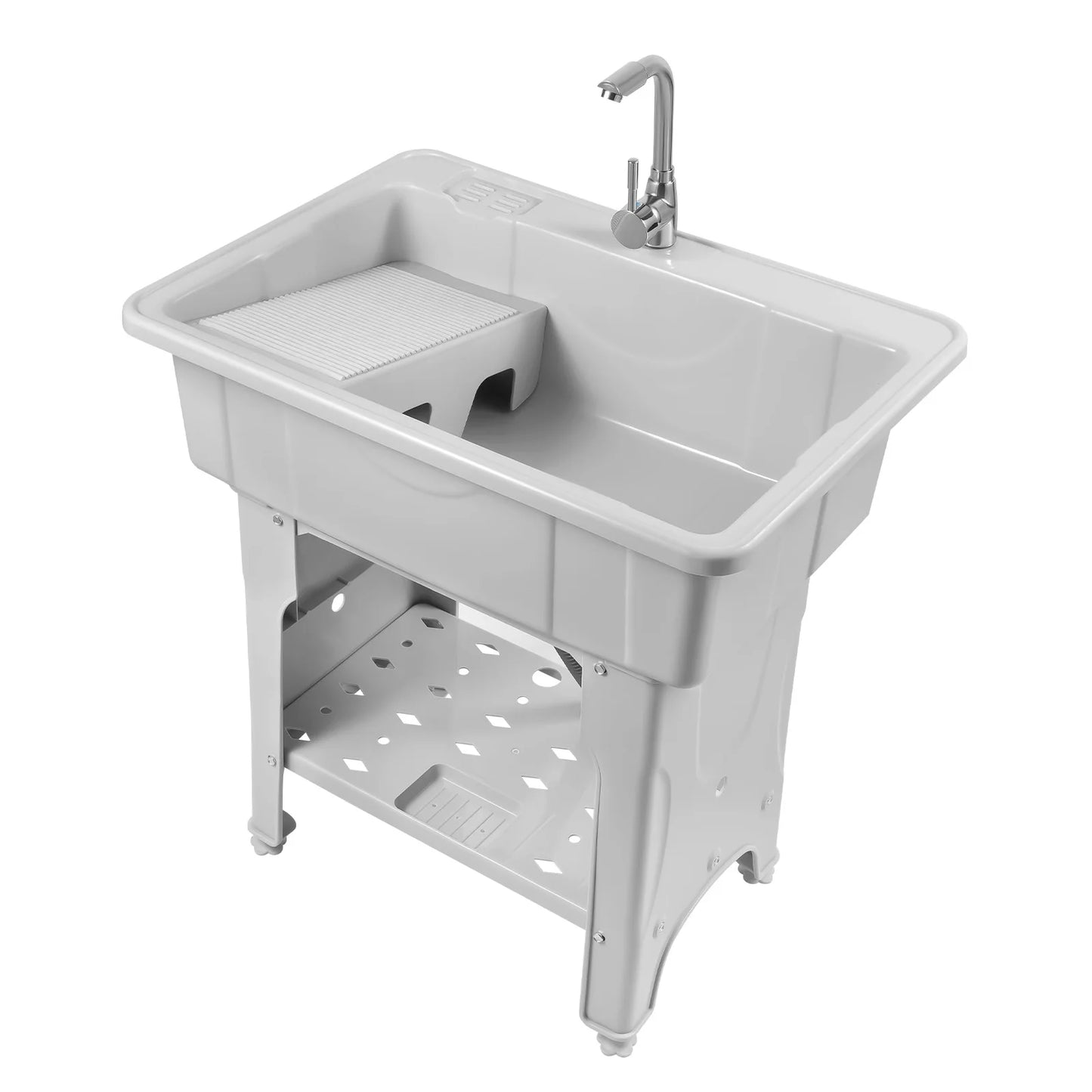 Multifunctional PP Laundry Sink With Complete Accessories