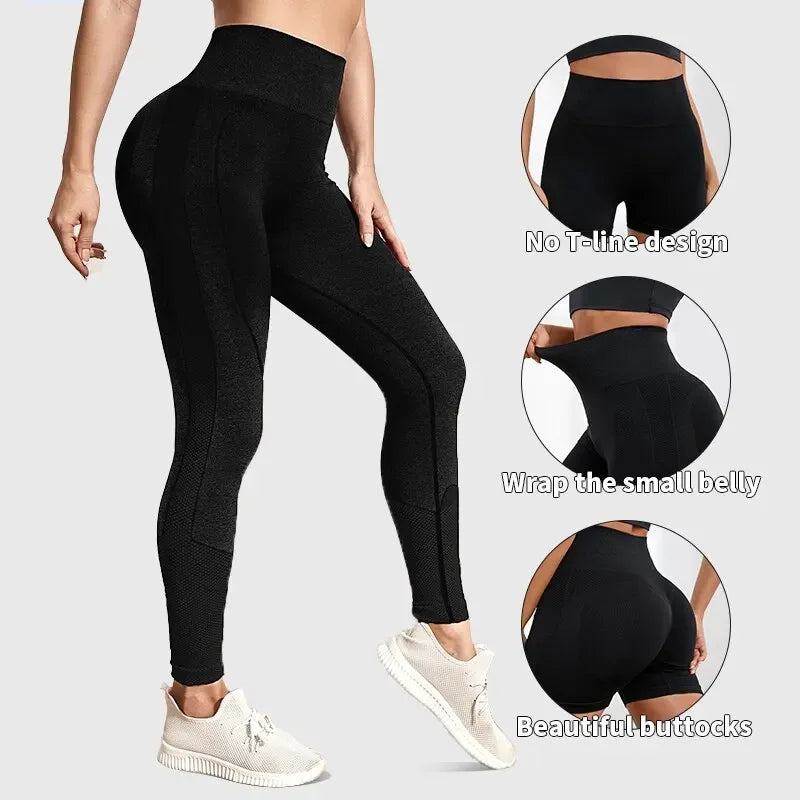 Women Yoga Leggings Seamless Workout Gym Push Up Fitness Pants
