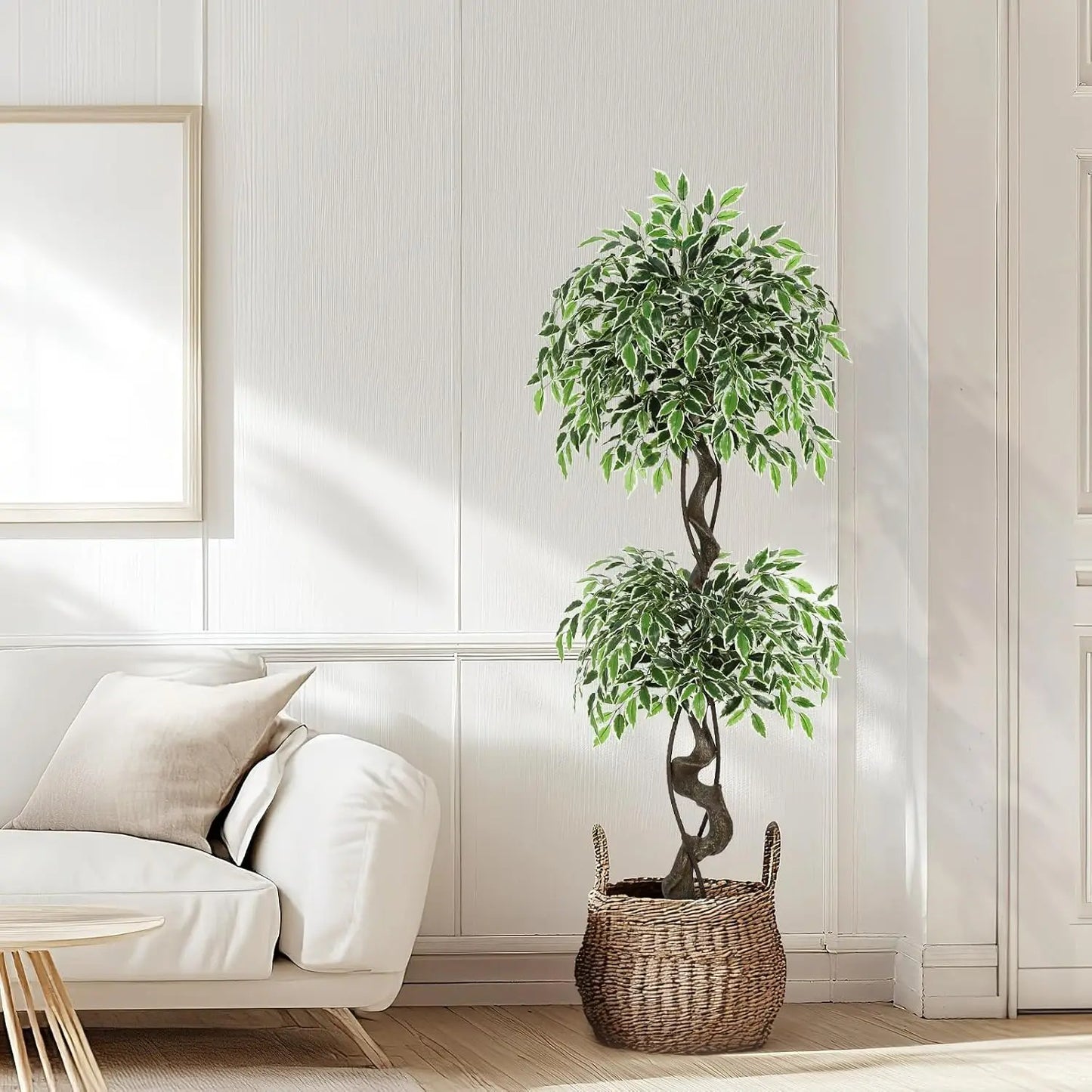 HiMISS Artificial Ficus Tree Indoor Outdoor Decor For Office