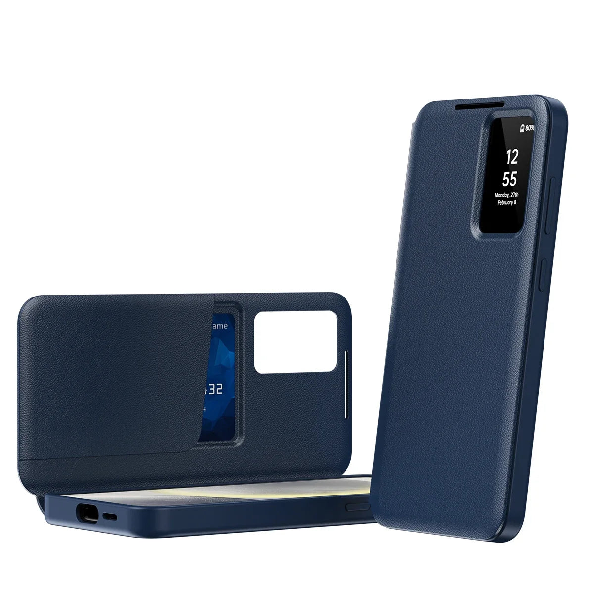 Noned Leather Wallet Card Slot Phone Case for Samsung Galaxy S25 Edge