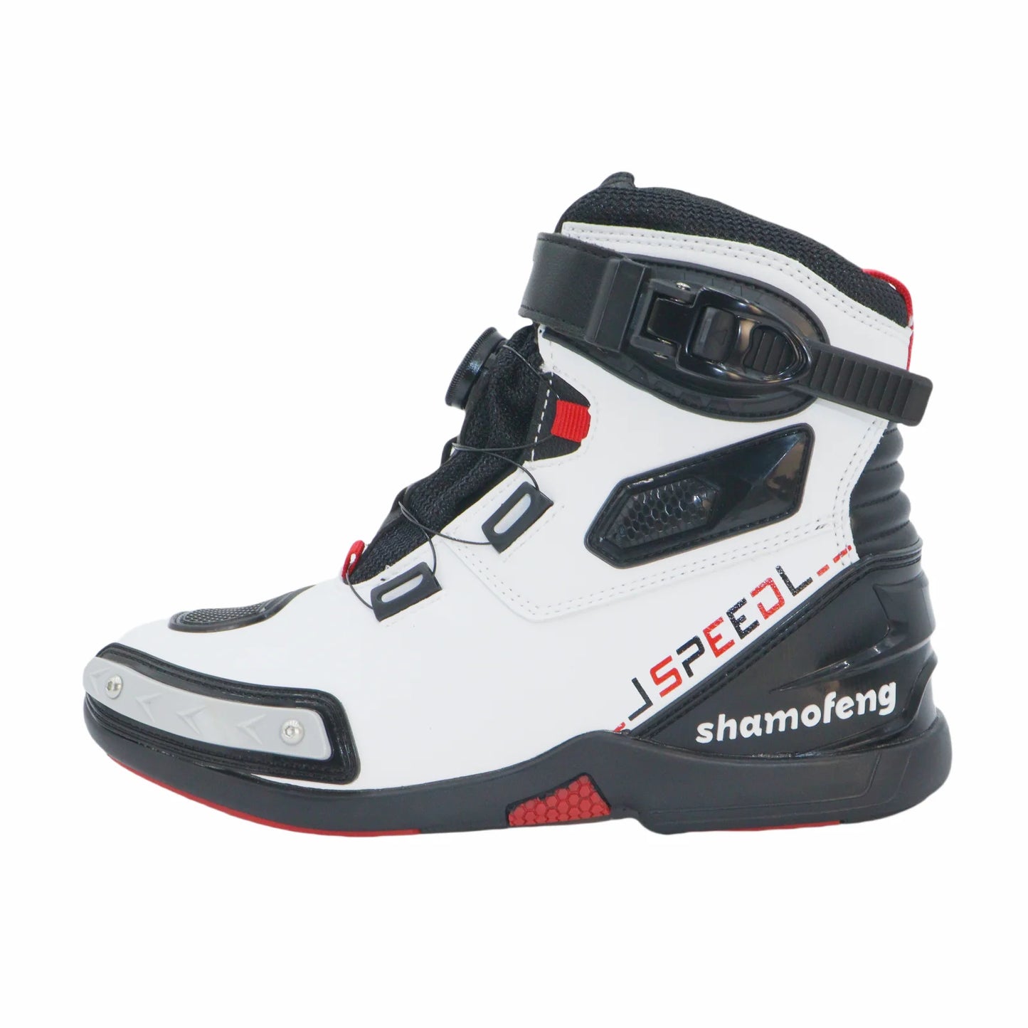 Zhejiang Men Motorcycle Riding Boots With Adjustable Protective Strap
