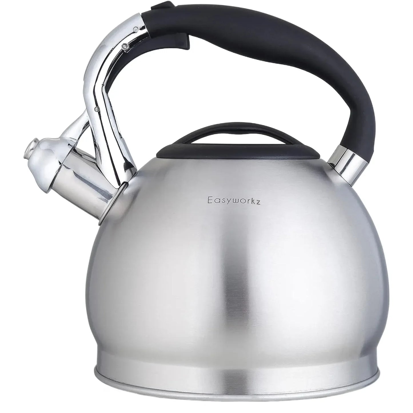 Easyworkz Whistling Stovetop Kettle Stainless Steel Tea Pot