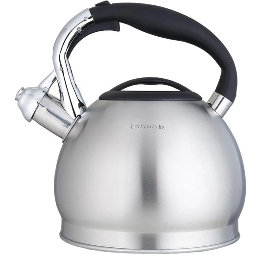 Easyworkz Whistling Stovetop Kettle Stainless Steel Tea Pot