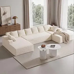 RBXC U Shaped Modular Cloud Sofa For Living Room Space