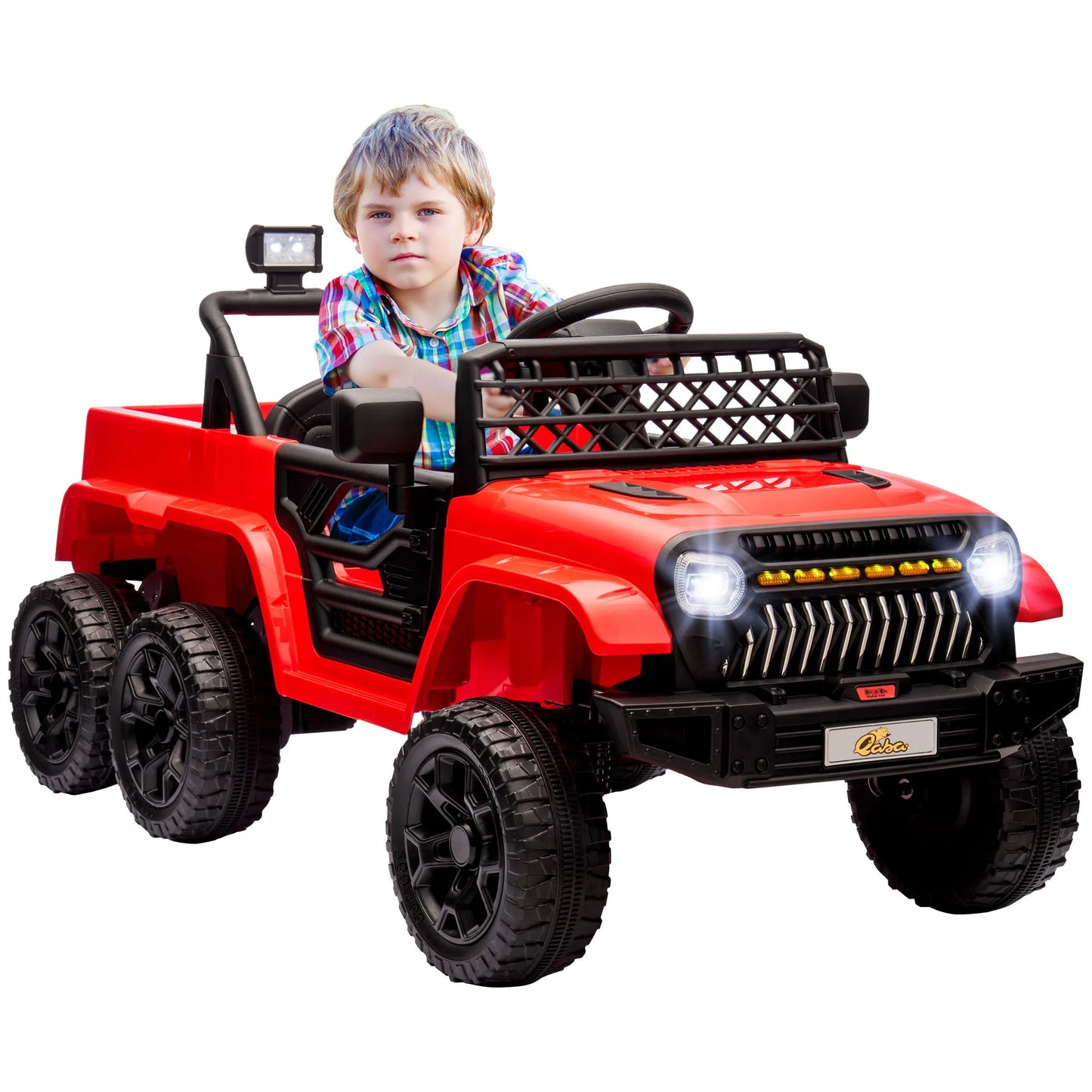 12V Kids Electric Car With 2WD 4WD Switchable Remote Control