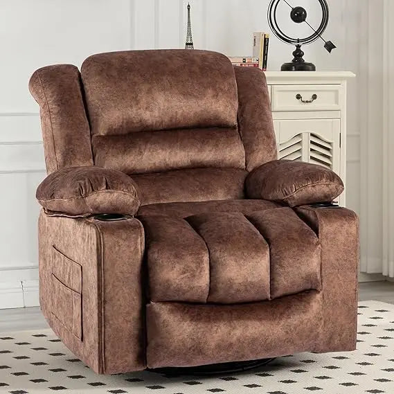 Recliner Chair Rocker Ergonomic 360 Degree Swivel for Living Room