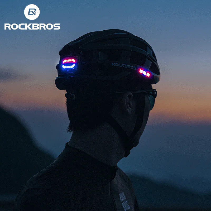 ROCKBROS Cycling Light Helmet USB Rechargeable LED