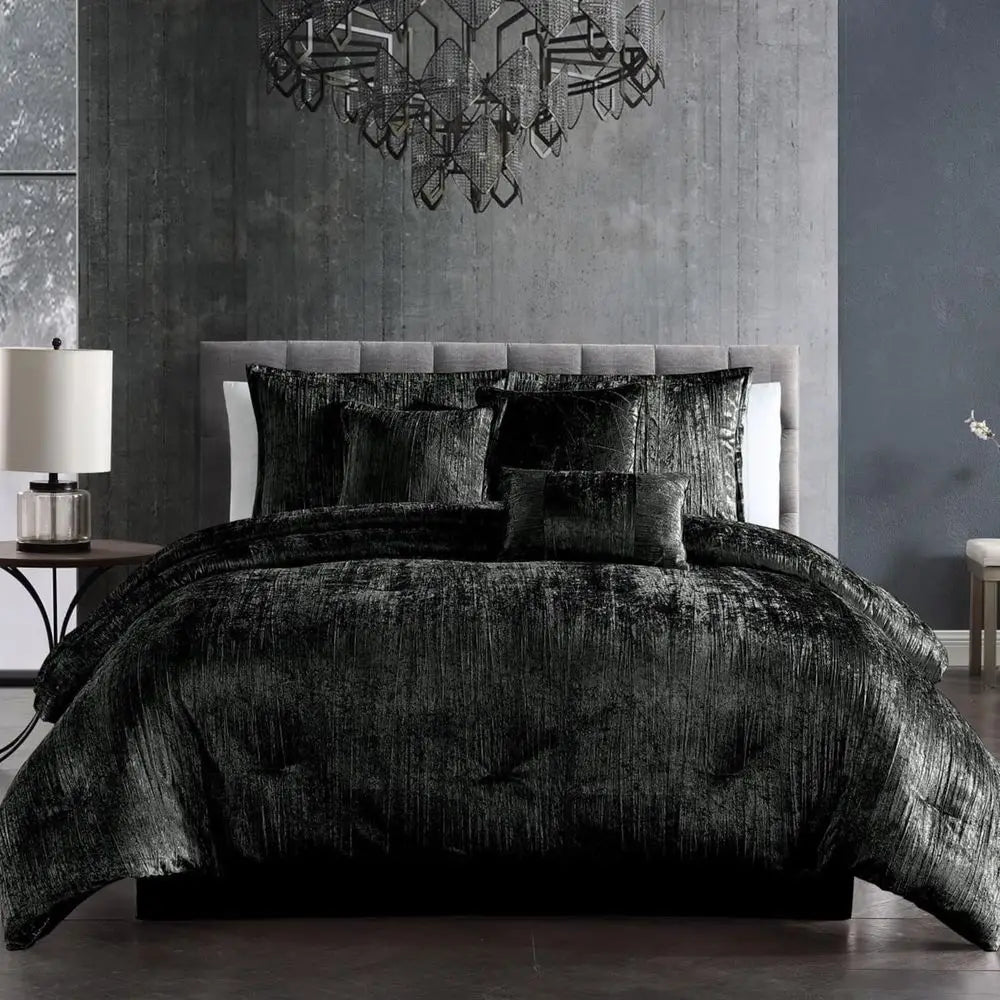 Comorter 7-Piece Bed Frame Set In Wood Construction
