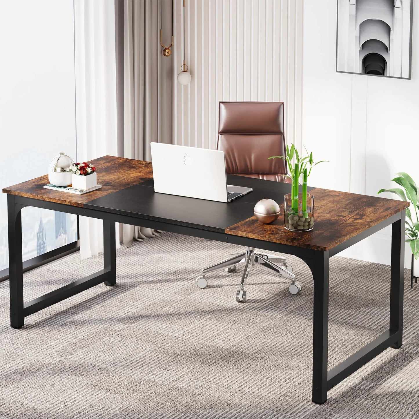 Tribesigns Modern Computer Desk Home Office Workstation