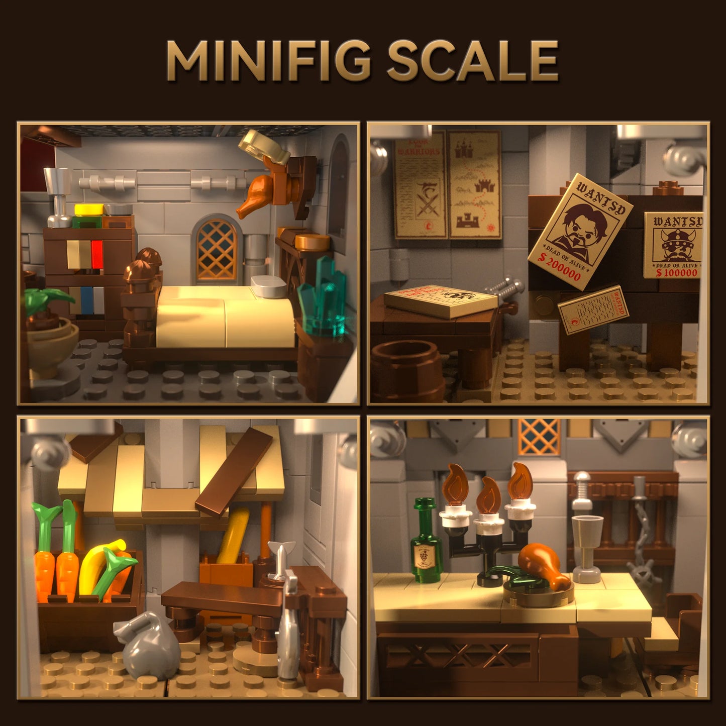 Hign Concerned Sword of Holy Spirit Castle MOC Blocks