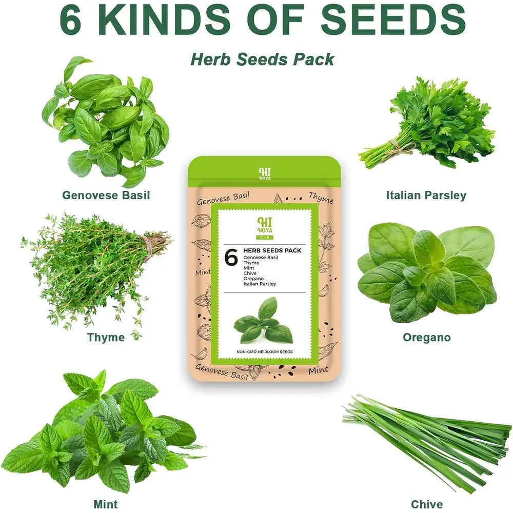 14 Pod Gourmet Herb Seed Starter Kit For Hydroponics