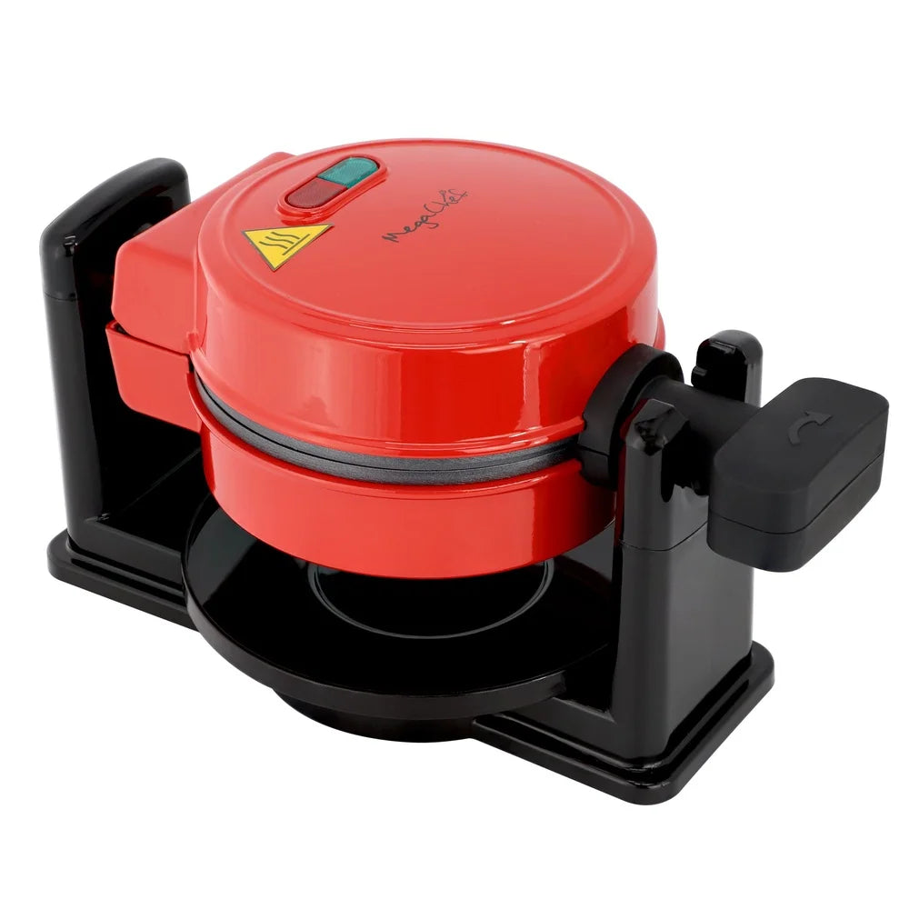 XMSJ Compact Non-Stick Electric Waffle Maker