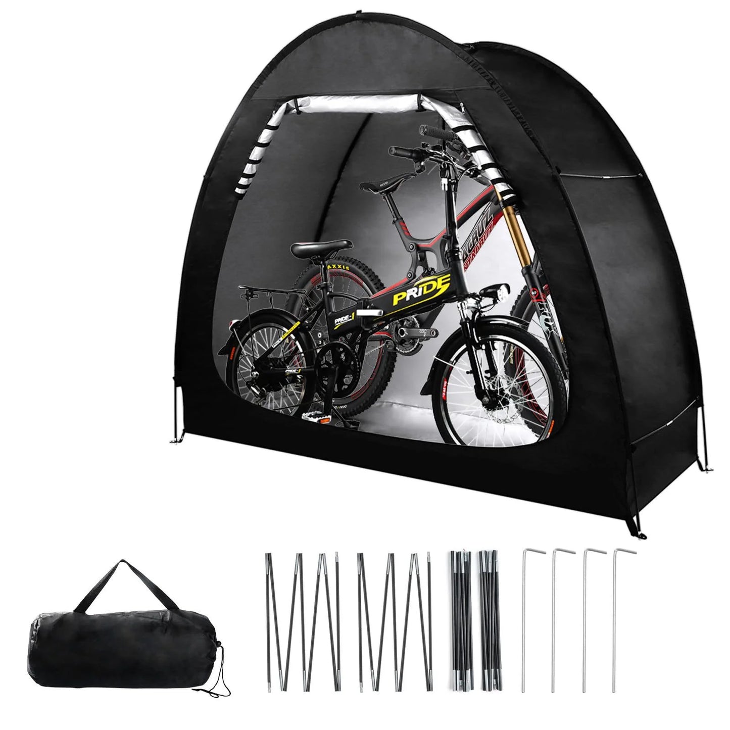 Foldable Waterproof Outdoor Bike Tent Storage Shelter For Road Bicycle