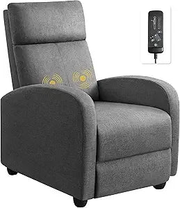 Winback PULeather MassageRecliner Chair Adjustable Premium Luxurious HomeTheater Comfort Sofa
