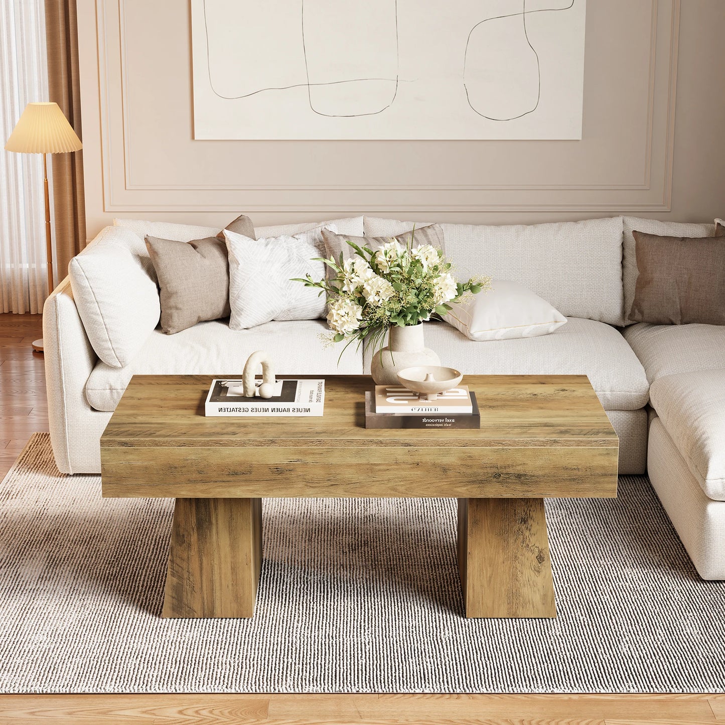 Tribesigns Vintage Coffee Table