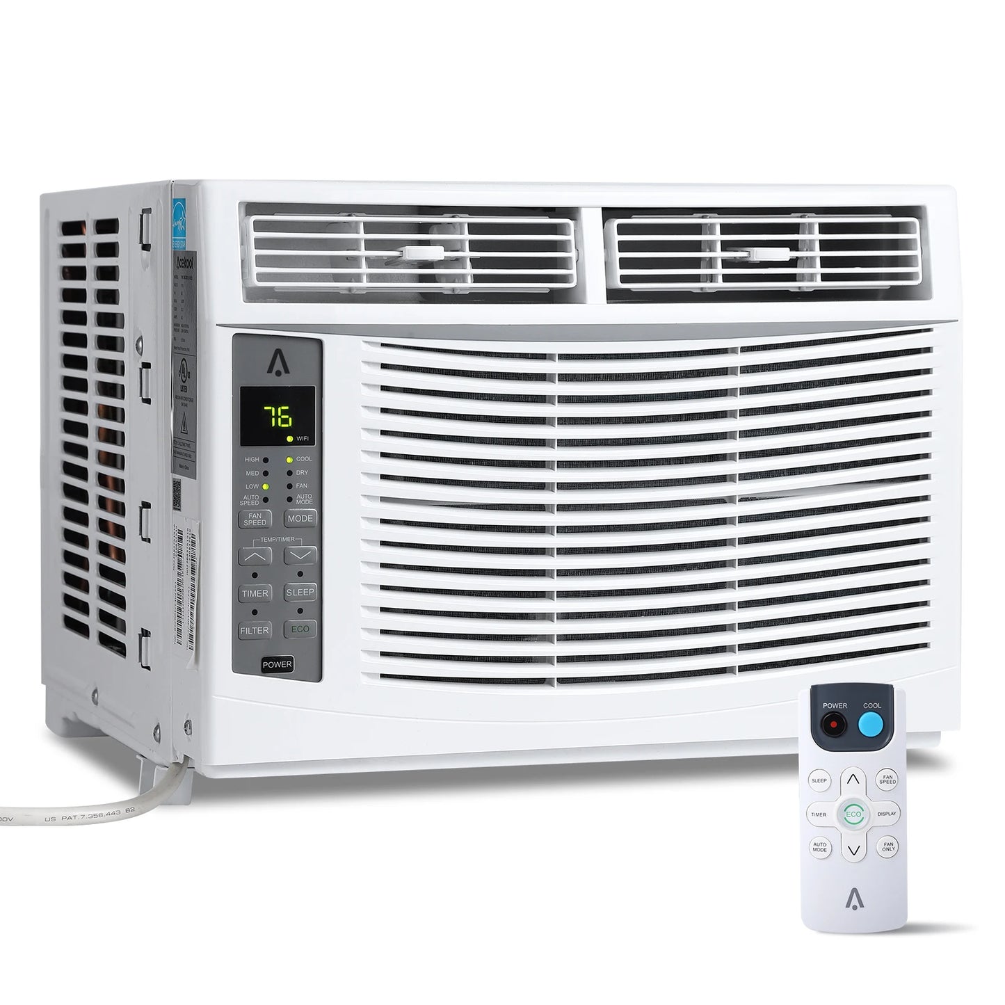 Acekool 6000 BTU Window Air Conditioner With Remote App Control