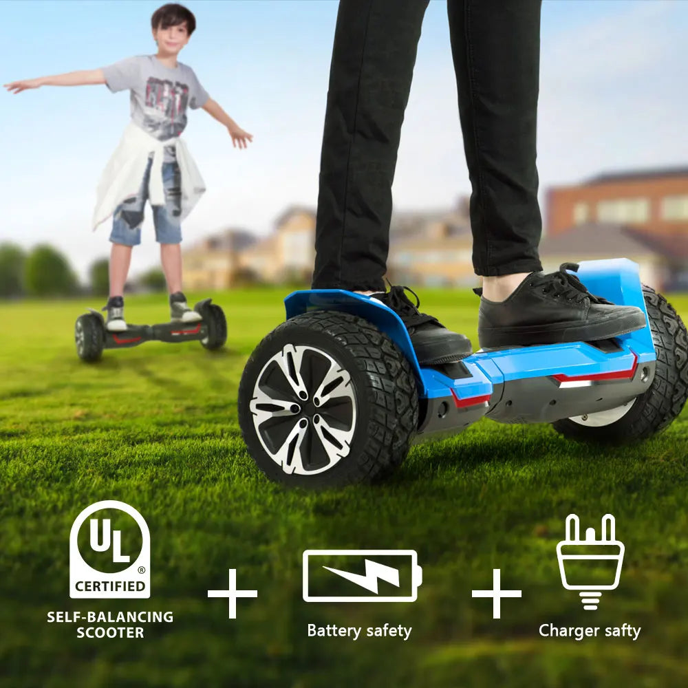 UL2272 Certified All-Terrain Hoverboard Self-Balancing Scooter With Bluetooth