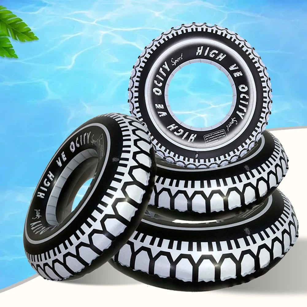 Shunmaii Inflatable Pool Float Tire Ring For Teens Beach