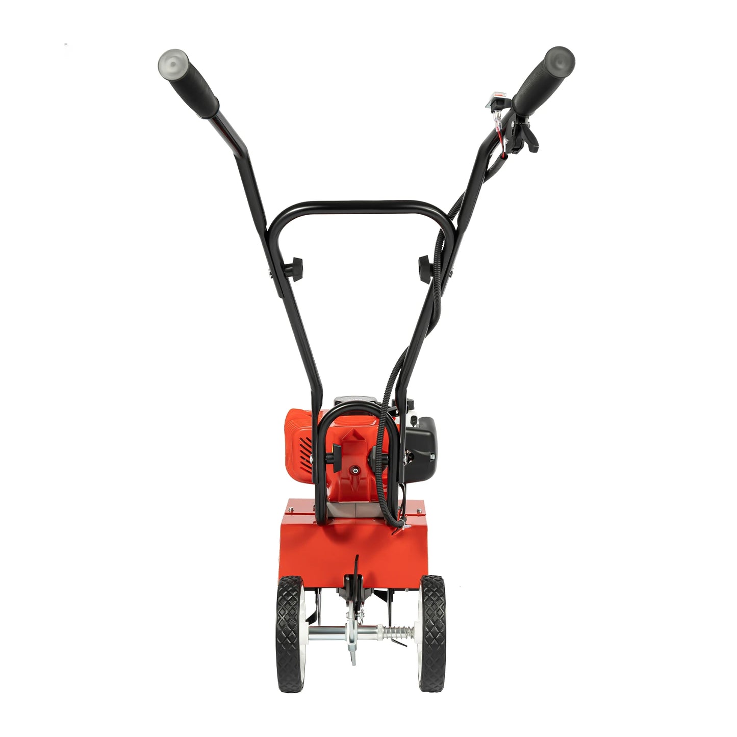 Bymaocar Gasoline Garden Tiller 52cc 1700W 2-Stroke Cultivator