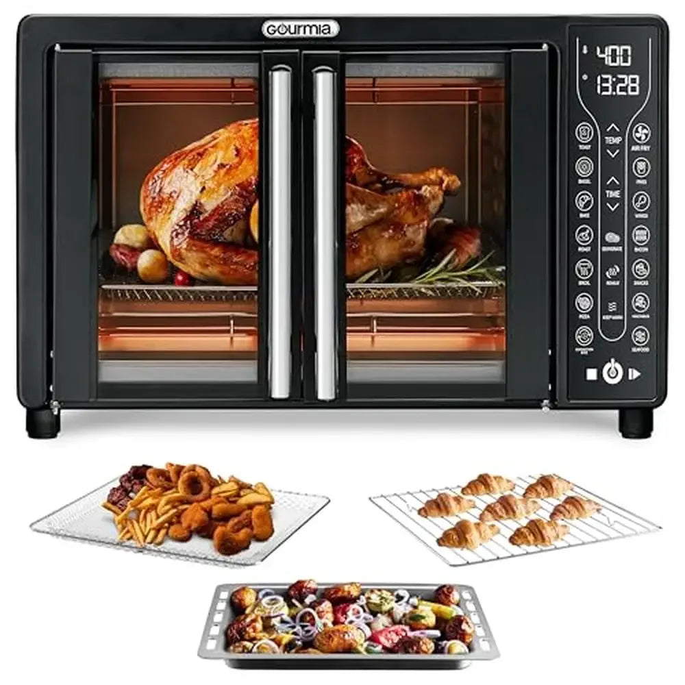 XMSJ 17-Preset Electric Air Fryer Oven Combo 1700W