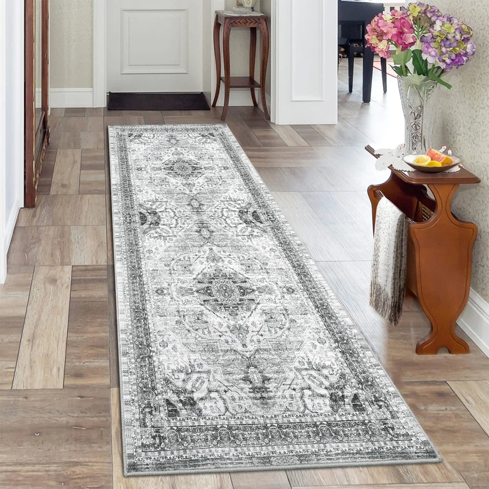 HobbyLane Washable Hallway Runner Rug Non Slip Vintage