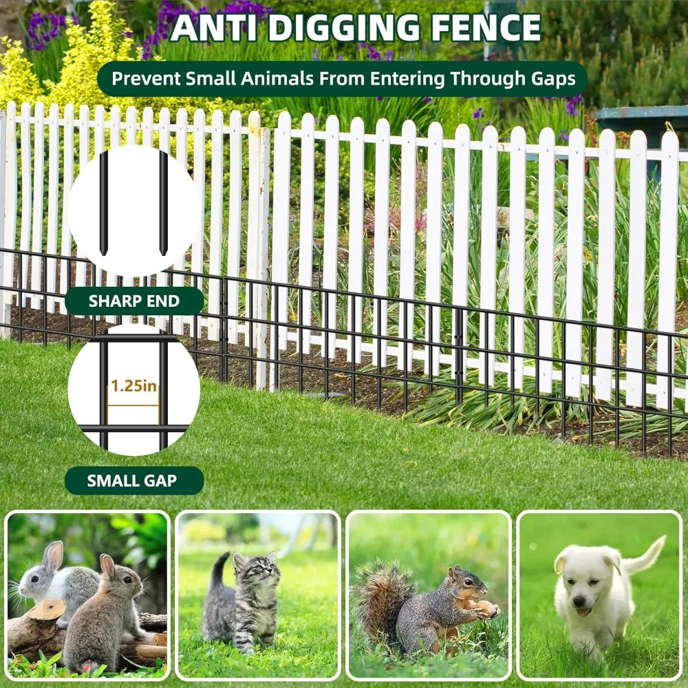 No Dig Garden Fence Animal Barrier For Gardens