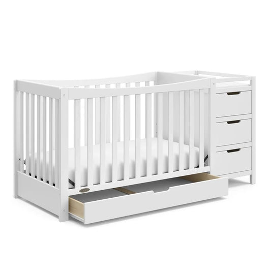 XMSJ Remi All in One Convertible Crib and Changer Pro