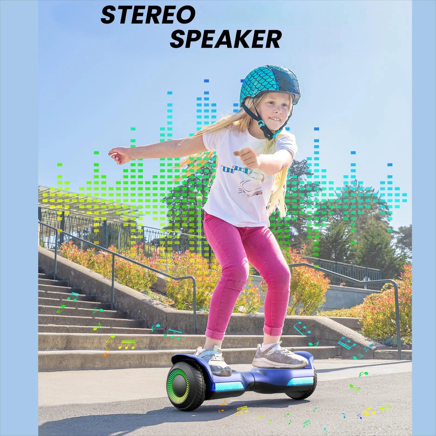 GYROORCE Self Balancing Hoverboard All Terrain LED Bluetooth