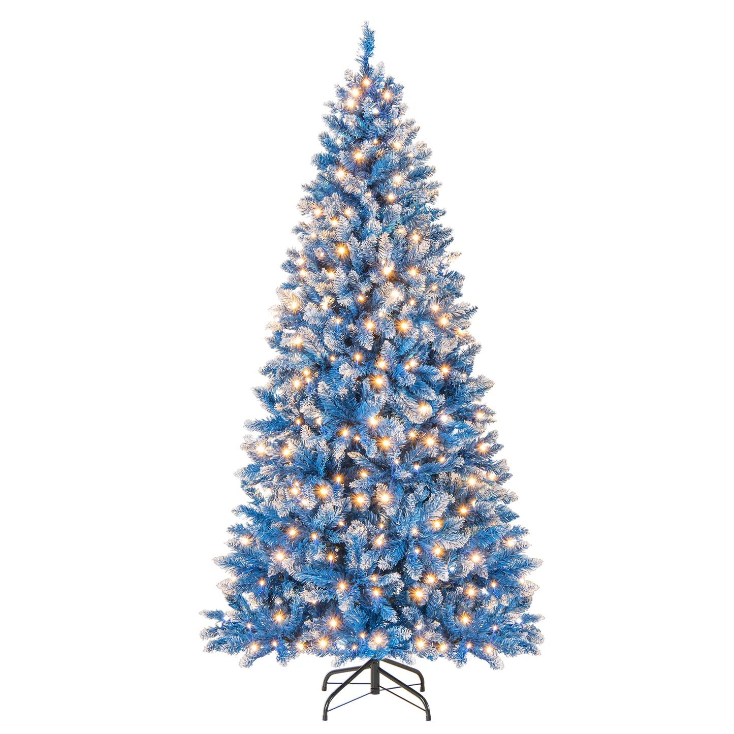 LIFEZEAL Artificial Christmas Tree Hinged for Home and Office Decor
