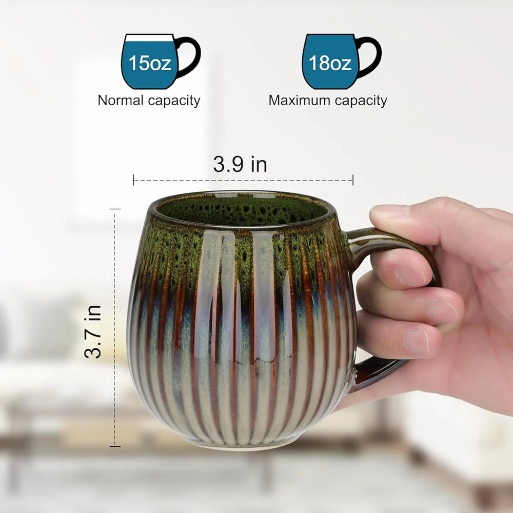 Drinkware Elegant Ceramic Coffee Mug Dishwasher Safe Home