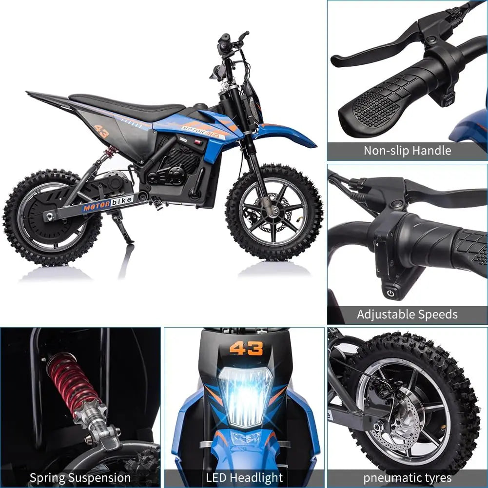 HiMISS 36V Electric Dirt Bike for Kids Ride On